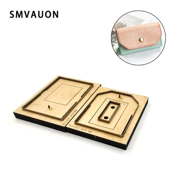 

Fashion leather wallet wood mold cutting 2020 DIY ornament steel mold suitable for die cutting machine