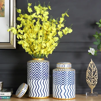 

Nordic Creative ceramics vase geometric Gold Flower arrangement accessories Decorative ornaments wedding vase flower vases
