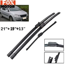 XUKEY przednia wycieraczka tylnej szyby ostrza do VW polo MK 4 Typ 9N3 9N szyba przednia 2006 2007 2008 2009 21 ''19'' 13''