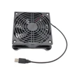 Router fan DIY PC Cooler TV Box Wireless Cooling Silent Quiet DC 5V USB power 120mm fan 120x25mm 12CM W/Screws Protective net ► Photo 3/4