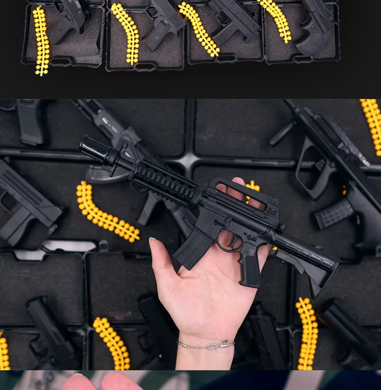 Маленький пистолет Sha Ying Маленький милый Пистолет Мягкий пулевидный пистолет Glock Stall игрушечный сплав детский игрушечный пистолет