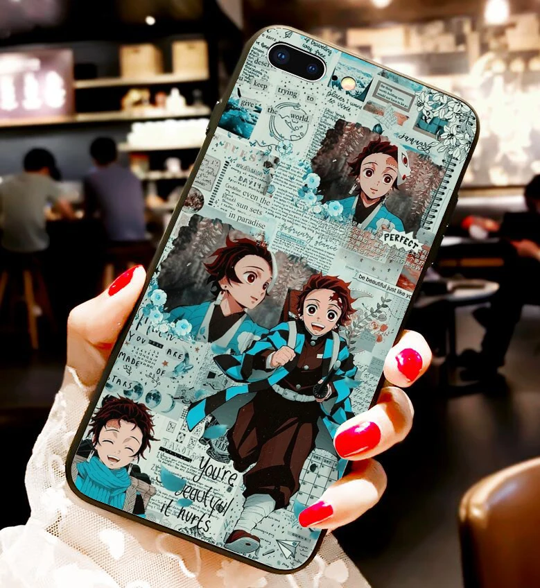 Demon Slayer: Kimetsu no Yaiba пара черный чехол для телефона для huawei p30 pro p30 lite p20 pro p10 mate 20 p10 lite honor 9 lite