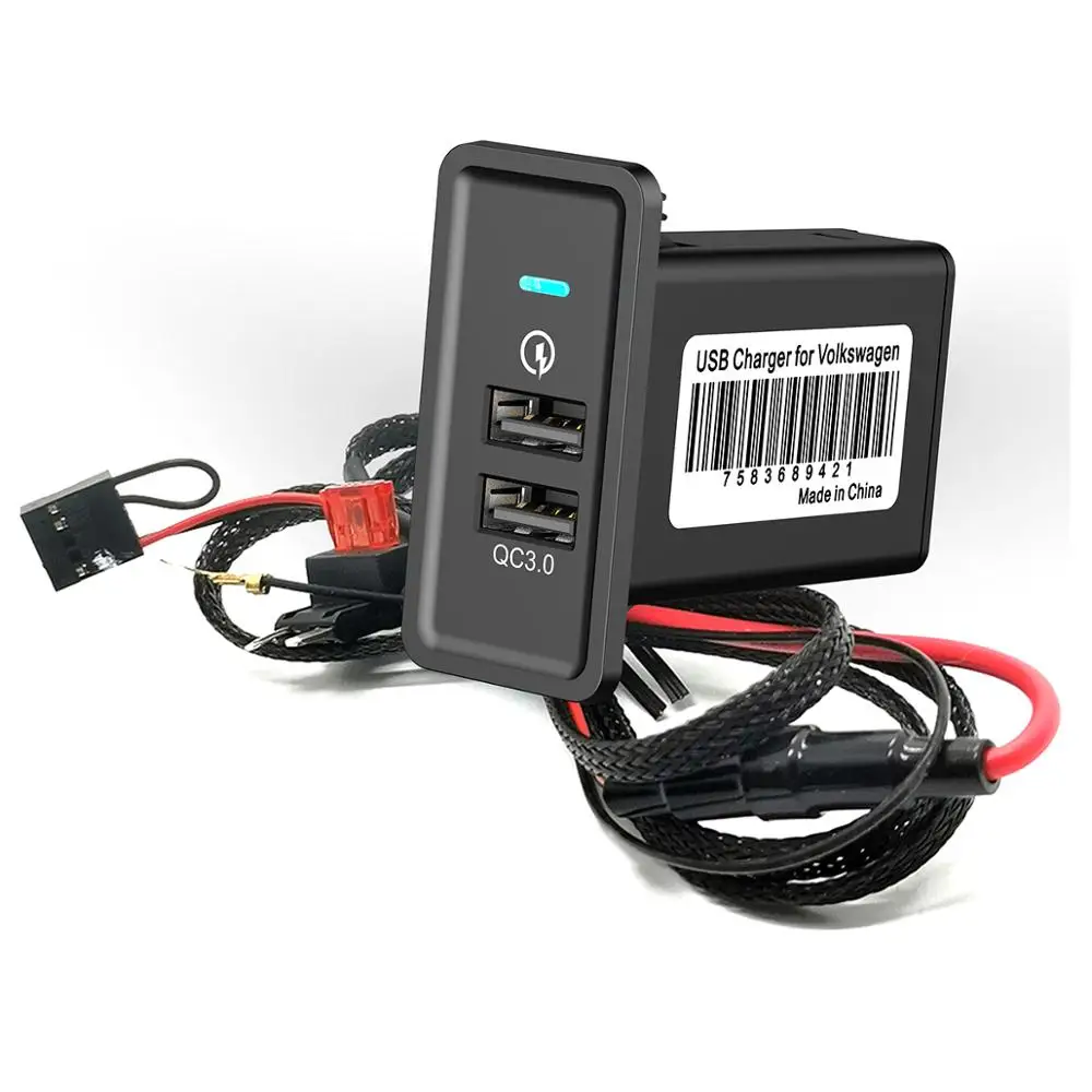 CHELINKHighQualityDualQC30USBChargerSocket12to24VInput