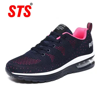 STS Women Shoes Breathe Lady Flat Summer White Sneakers Basket Super Light Breathable Shoes Female Mesh Sneaker Woman Flat Shoes 1
