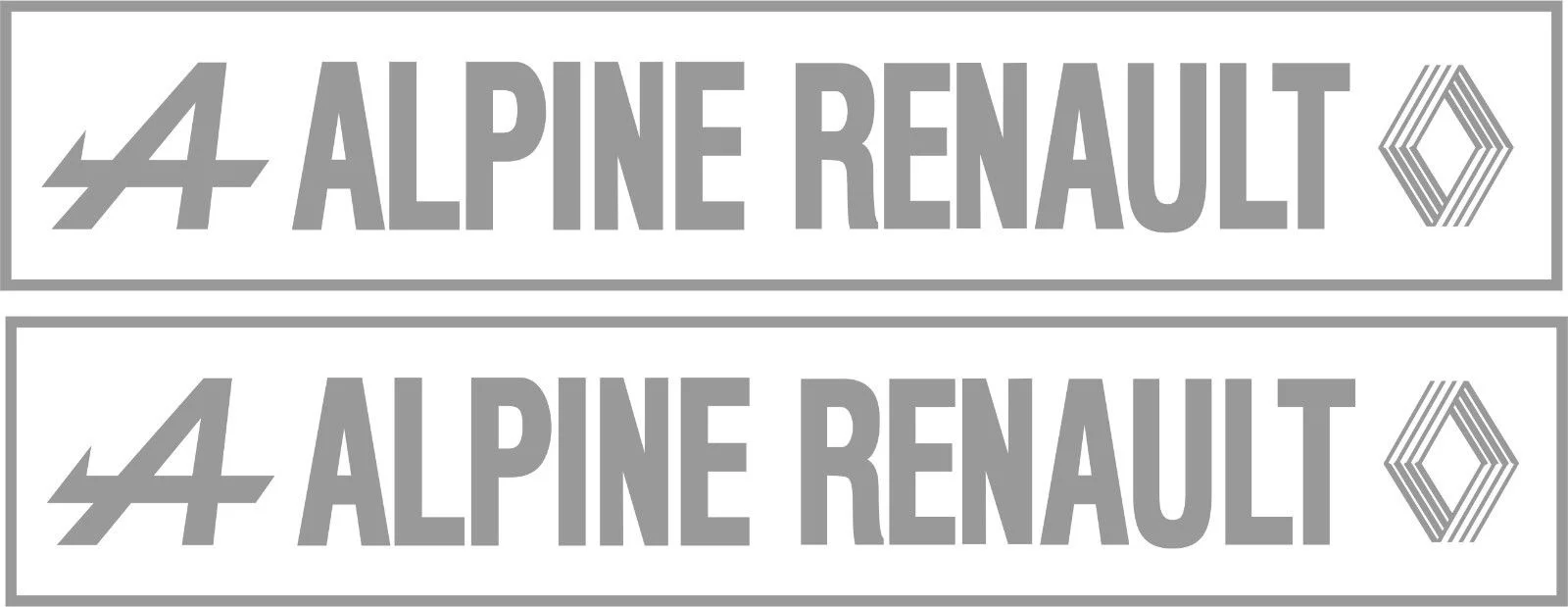 

For 2Pcs Renault Alpine Classic A110 A108 A310 GTA Tailgate Decals Stickers Graphics