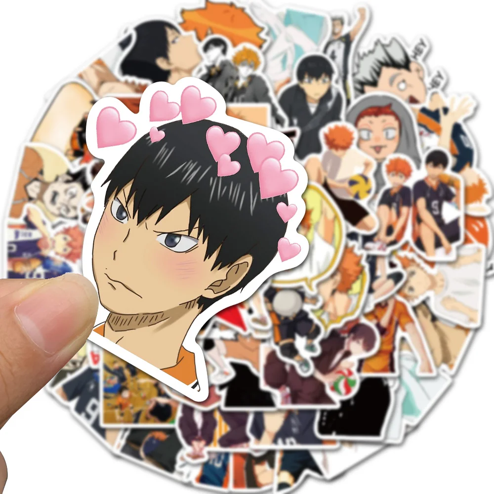 25/50 шт в наборе Haikyuu! Стикер s японский аниме стикер волейбол для наклейки на