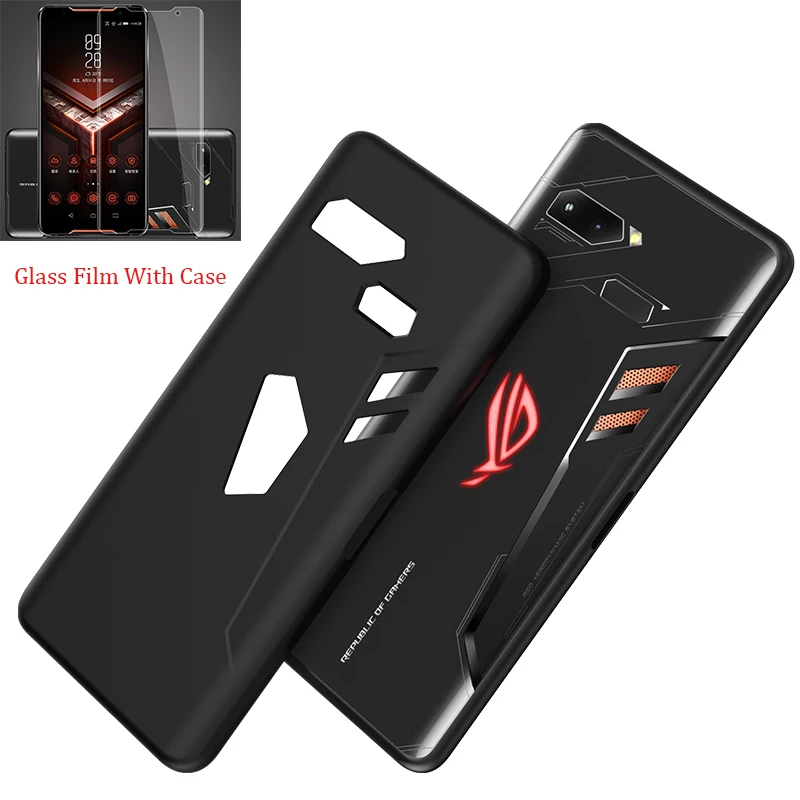 1 шт. стеклянная Защитная пленка для экрана + Asus ROG Phone II ZS660KL Матовая Мягкая задняя
