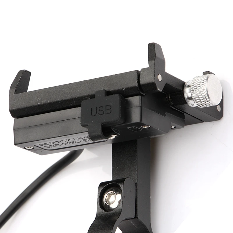Gub Универсальный Алюминий сплав мотоцикла крепление, для сотового телефона держатель Usb Зарядное устройство велосипедный держатель для телефона для Iphone X 8 7 usb-кабель для быстрой зарядки