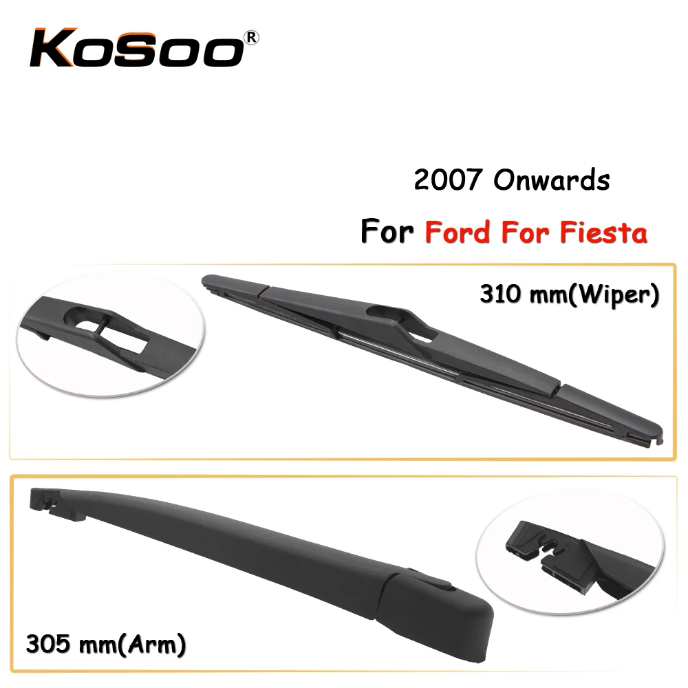Kosoo Auto Rear Car Wiper Blade For Ford For Fiesta,310mm 2007 Onwards
