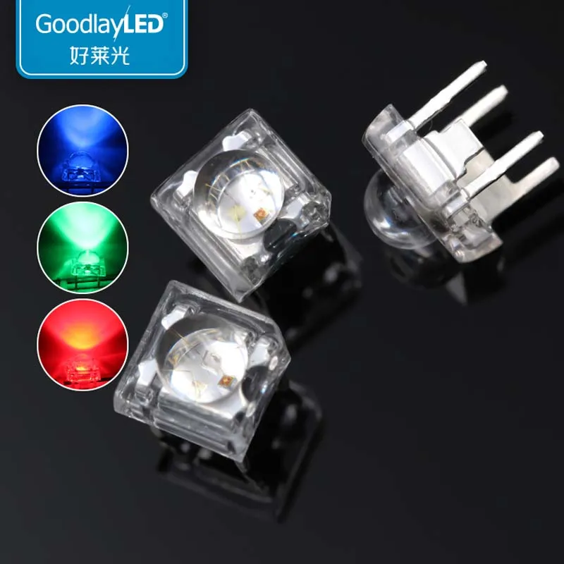 

1000PCS 5mm full color RGB round head piranha highlight led four foot lamp bead special Light Emitting Diode LED lamp bead