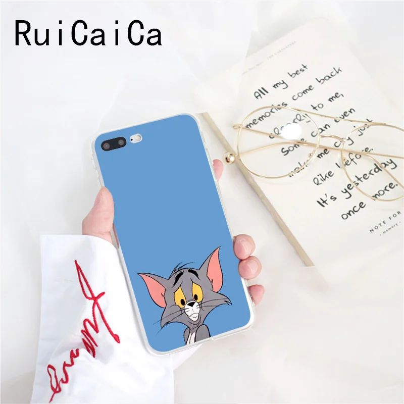 A15 Ruicaica Забавный мультяшный чехол для iPhone 8 7 6S Plus X XS MAX 5 5S SE XR 10 - Цвет: A15