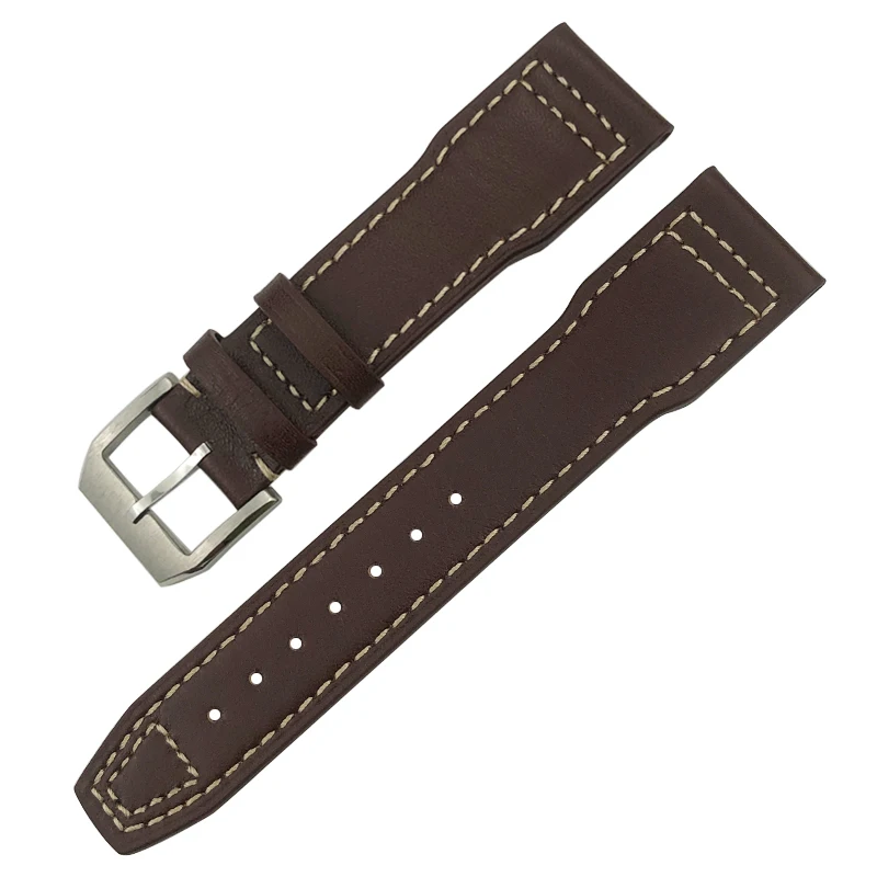 20mm 21mm 22mm High Quality Cowhide Genuine Leather Watchband