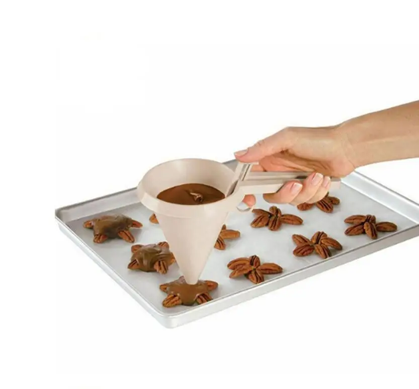 Ручная компонентная чашка для торта диспенсер для шоколада Seperater Cup Cream Frosting/Batter Funnel