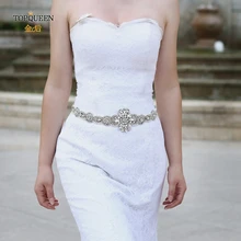 TOPQUEEN S05C стразы, пояс размера плюс, свадебные пояса для платьев, темно-синие ремни для платьев, пояс с жемчугом для свадебного платья