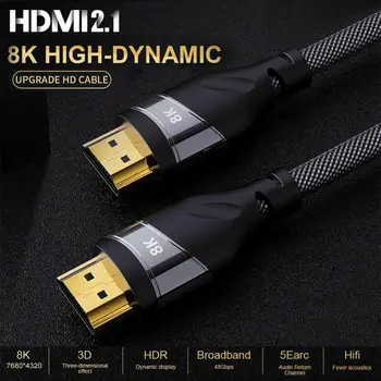 

Vention HDMI 2.1 Cable 8K@60Hz High Speed 48Gbps HDMI Cable for Apple TV PS4 High Definition Multimedia Interface Cable HDMI