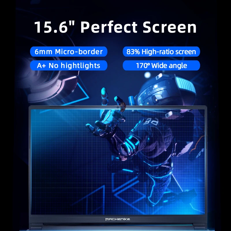 Ноутбук Machenike T58 VA i5 10300H GTX1650 игровой ноутбук 4G 2020 дюйма 8 ГБ ОЗУ 512 Гб SSD 15 6