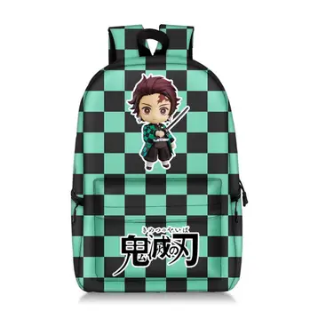 

New Style Anime Bookbag Demon Slayer Printing Bag Backpack Rucksack Schoolbag Travel Bag for Students Teens Men Women