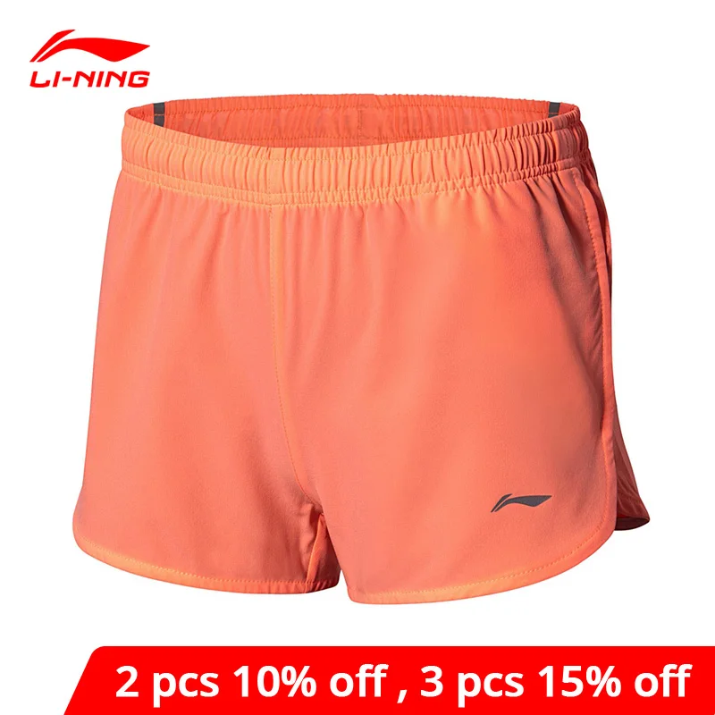Li-Ning Women AT DRY Running Shorts Regular Fit Comfort Polyester Breathable li ning LiNing Sports AKSN028 WKD570 | Спорт и