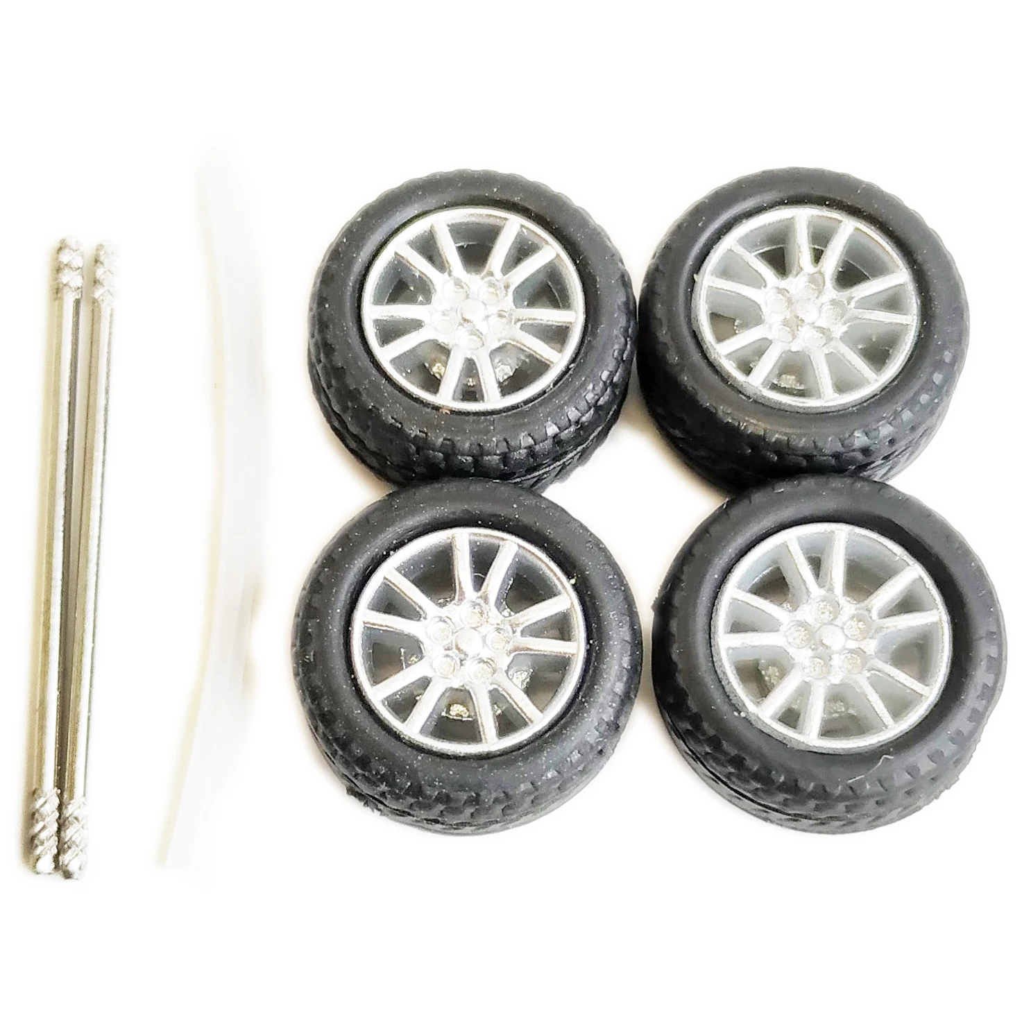 Plastic Toy Tires Axles Rubber Tires Model Car Rubber Tires, 59 OFF