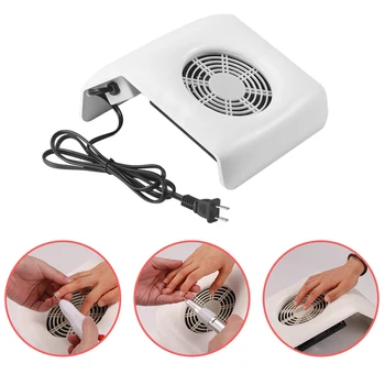 

60W Strong Vacuum Nail Suction Duct Collector With Big Power Fan Vacuum Cleaner For Manicure Tools Nail Art Equipment