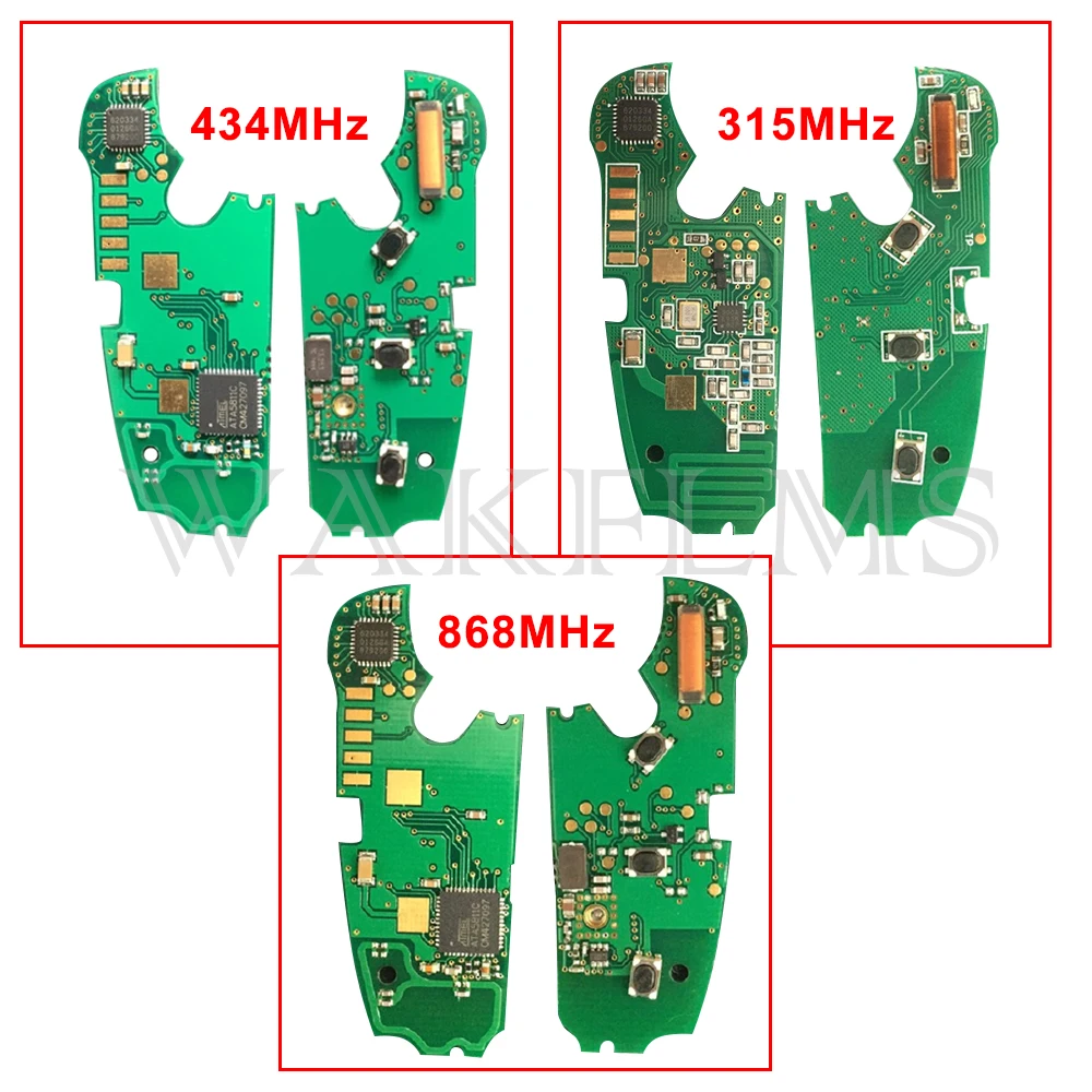For Audi A6 S6 Q7 2004-2015 8E Chip Remote Car Key Fob Control W/O Keyless Proximity IYZ 3314 4F0837220R 4F0837220M 4F0837220T