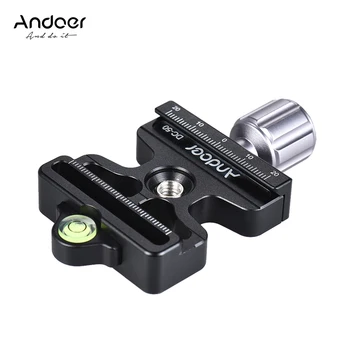 

Andoer DC-50 Professional Universal Aluminum Quick Release Clamp for Arca Swiss Standard And for Manfrotto Quick Release Plate