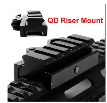 

Hunting Elevated guide rail tactical quick-release bracket 20mm leather rail