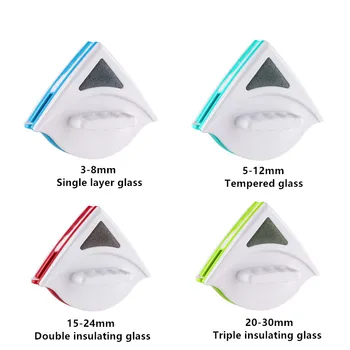 

Double Side Magnetic Window Cleaner Brush for Washing Windows Glass Cleaning Household Wash Window Wiper Magnet Glass Cleaner