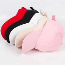 Женская шапка, женская осенняя и зимняя Корейская дикая Кепка, Студенческая модная одноцветная бейсболка, сетчатая красная солнцезащитная Кепка, Мужская бейсболка