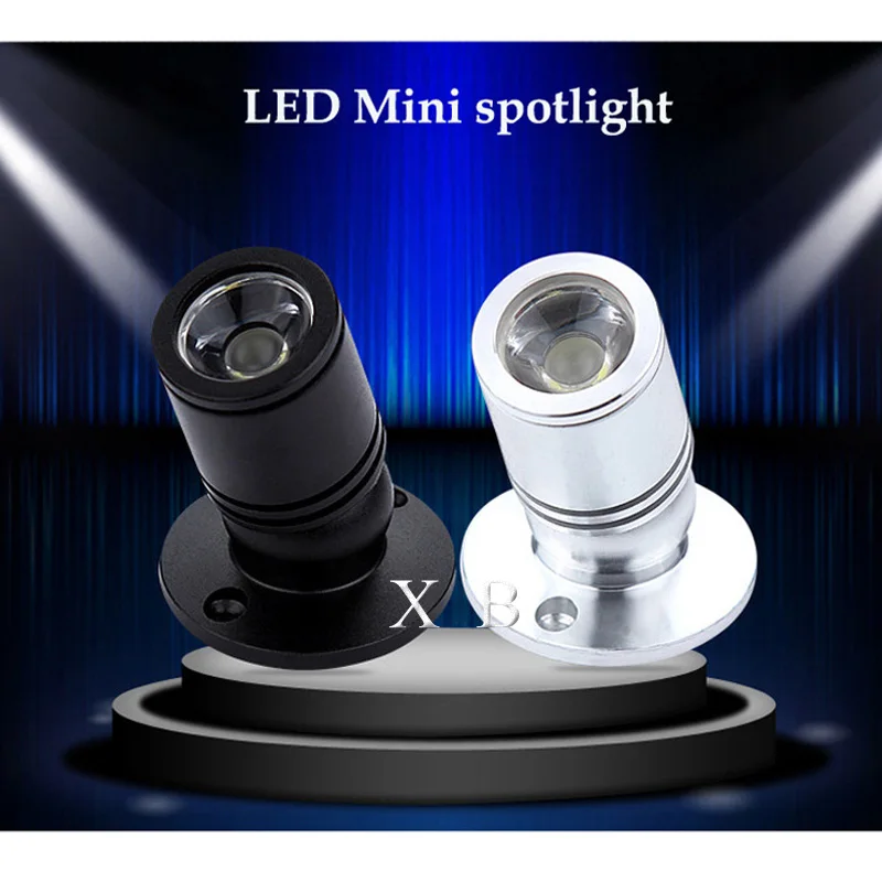 Description Picture 2 of item1W 3W led recessed cabinet mini spot light AC85-265V downlight 12V DC jewelry show Include Led Driver 4000K Ceiling light lamp