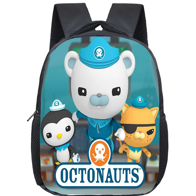 Детский рюкзак Octonauts детский школьный ранец с мультипликационным рисунком для