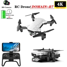 R7 RC Дрон 4K HD камера складной Профессиональный селфи Квадрокоптер с wifi FPV Camerra мини-Дрон Вертолет игрушка для детей