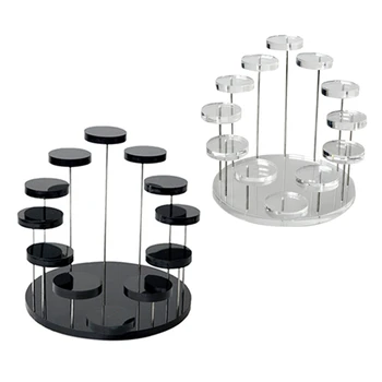 

12 Round Tray Jewelry Display Rack Earrings Bracelet Necklace Display Rack Jewelry Ring Storage Rack