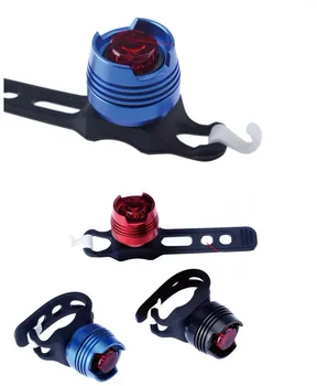 

Bike Light Aluminum Alloy Waterproof Cycling Front Rear Tail Helmet Red Flash Lamp Safety Warning Caution Bicycle Lights TSLM2