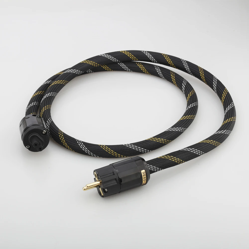 Neues Audiocrast P118 HiFi-Audio-Netzkabel, Schuko-Netzkabel, HiFi-Audiophile-Netzkabel C7 IEC-Buchse, Figure-8-Netzkabel – Detail 7