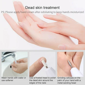 

Electric Nail Drill Pen Type Manicure Polishing Drill Bit Nail Polisher Machine Kit SMJGood