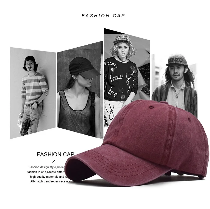 WUBXOLO Модная ретро вымытая Женская бейсбольная кепка хип-хоп облегающая Кепка Snapback Кепка s для женщин Повседневная летняя однотонная кепка черного цвета