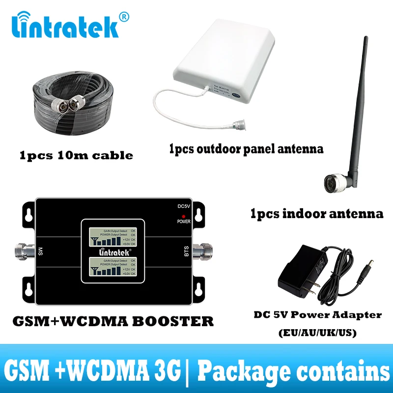 lintratek GSM 900 WCDMA 2100 Cellular signal