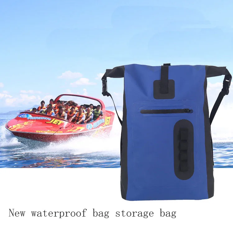 30L Outdoor Waterproof Bag Backpack Mountain Hiking Beach Camping PVC High Frequency Hot River Trekking Bags Outdoor Storage Bag