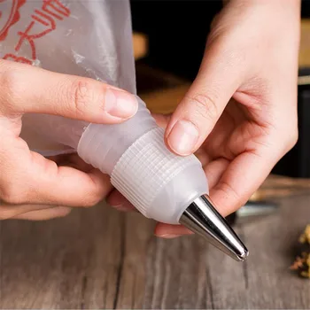 

10Pcs/5pcs Icing Piping Nozzles Tips Cake Decorating Converter Coupler Pastry Tool Home Tips Fondant Icing Cream Decor