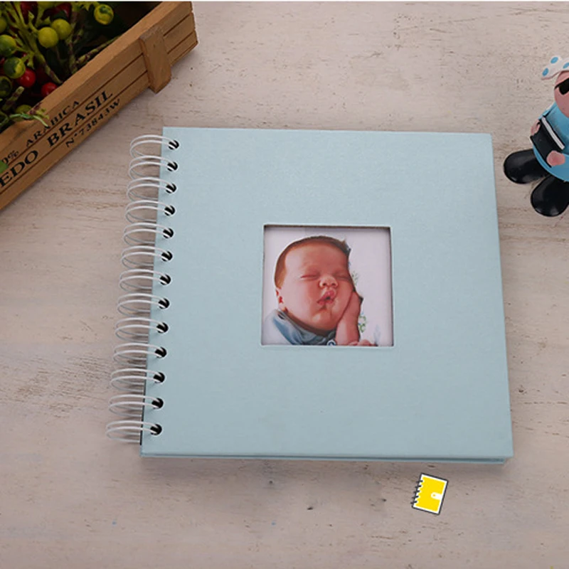 Blue 20 DIY бумажных фотоальбомов для детей, скрапбукинг, фотоальбом для детей, фотоальбом, альбом для детей - Цвет: Blue
