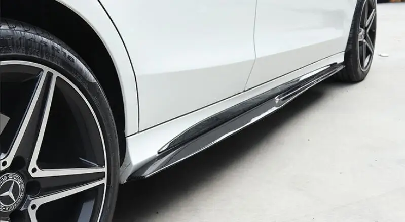 Боковой спойлер из углеродного волокна для Mercedes-Benz C Class W205 C180 C200 C260 C300- автомодификация спойлеры