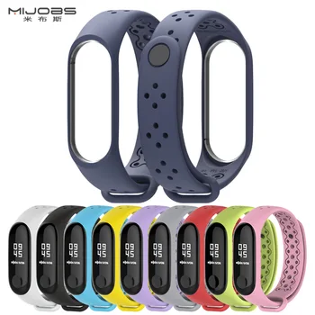 

Sport Mi Band 3 4 Strap wrist strap for Xiaomi mi band 3 sport Silicone Bracelet for Mi band 4 3 band3 smart watch bracelet