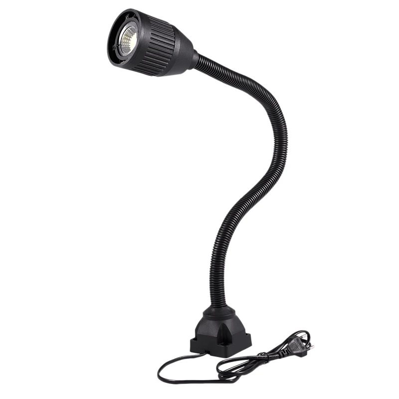 

5W 220V 50Cm Led Machine Light Industrial Cnc Machine Lathe Tool Light Milling 4Hole Fixed Base Work Light Table Lamp Eu Plug