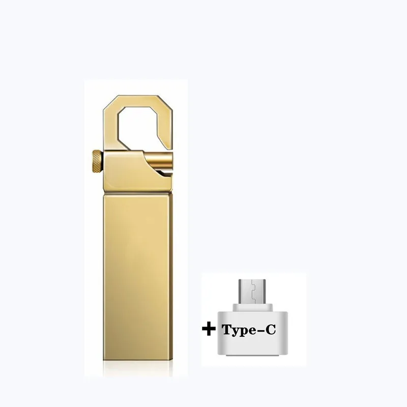 

Usb Stick Metal Pendrive Type-C 2.0 Waterproof Pen Drive 128G 4G 8G 16G Usb Flash Drive 32GB 64G Usb Stick 256GB Commercial LOGO