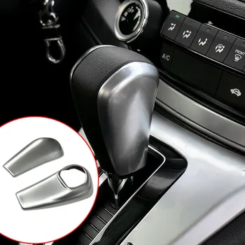 

2Pcs Car ABS Chrome Gear Shift Knob Trim Cover for Honda CRV/CR-V 2012-2016