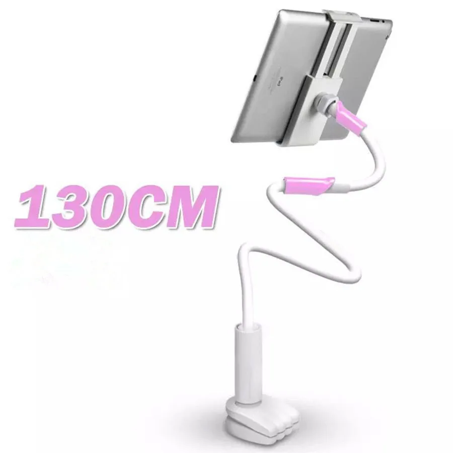 Desktop Phone Tablet Stands 130cm Tablet Holder Adjustable Mount For Tablet 4.0 To 10.6 inch Bed Tablet PC Stand Metal Support touch pen for pc Tablet Accessories