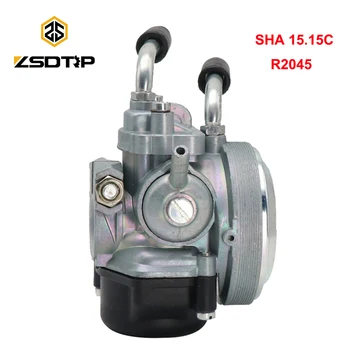 

ZSDTRP Dellorto 15.15mm C SHA Moped Carburetor Tomos 15/15 Cable Choke 50cc Mini Dirt Pocket Moped Bike
