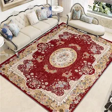 Non-Slip Persian Style Floral Pattern Kitchen Rug Floor Mat Living Room Balcony Bathroom Bedroom Carpet Home Decoration Doormat