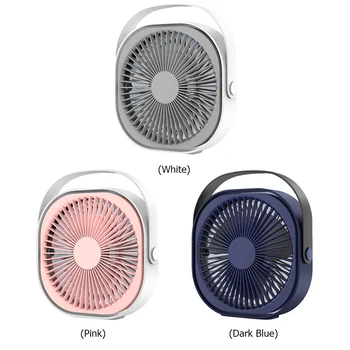

Portable Creative Mini USB Fan 2000mAh 3 Speeds 360 Rotation Desk Air Cooler Office Silent Travel Car Home Cooling Fan